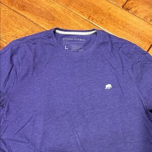 Banana Republic Men's Short Sleeve Tee in Deep Purple